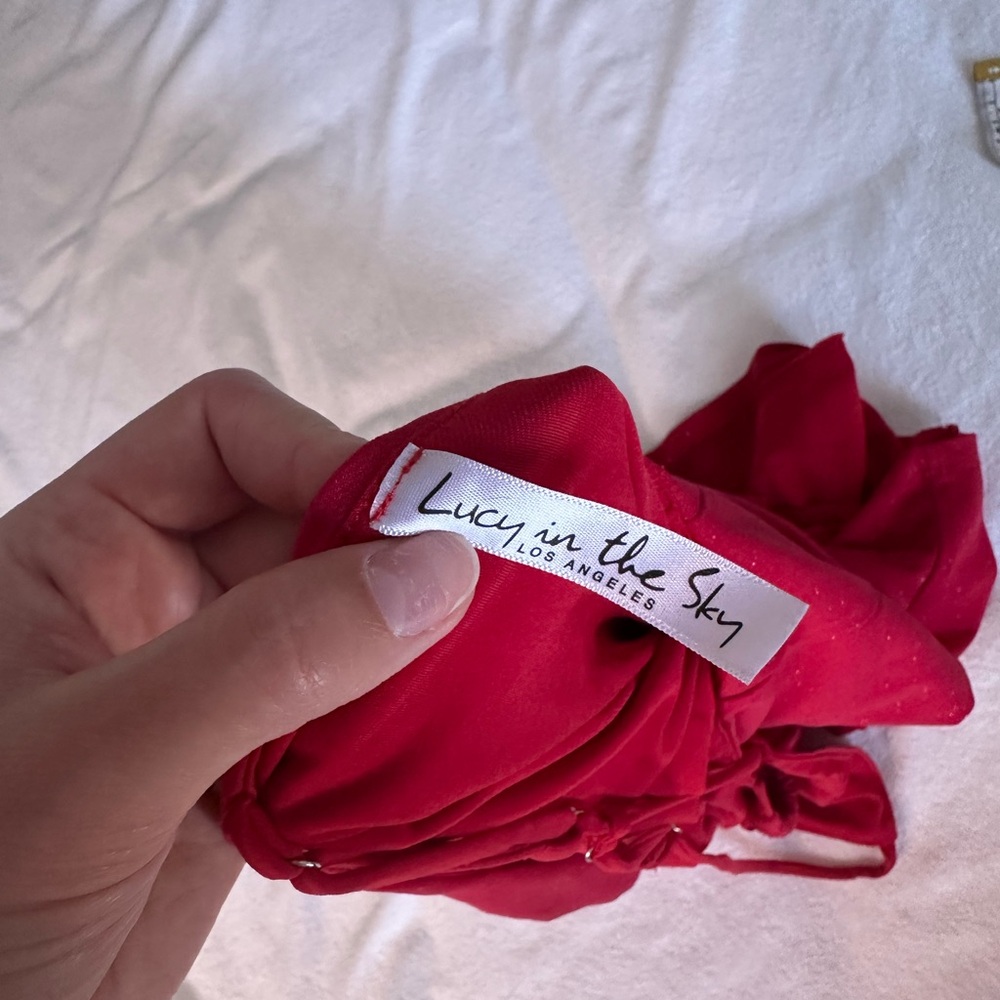 Lucy in the Sky Red Mini Festival Dress - Picture 9 of 12